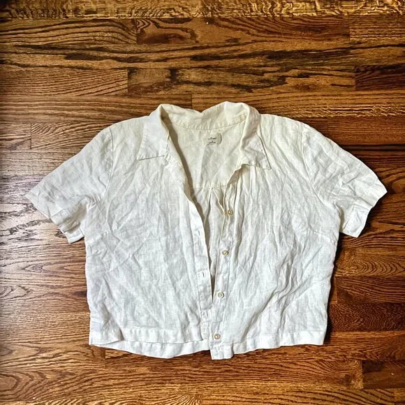 Wilfred Gelato Linen Shirt from Aritzia - Picture 3 of 5